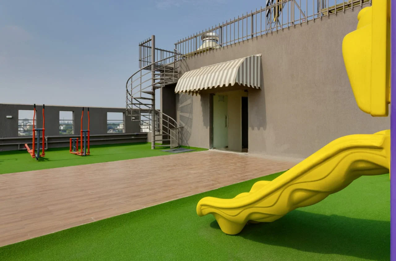 Children's indoor play area at Hotel Monville